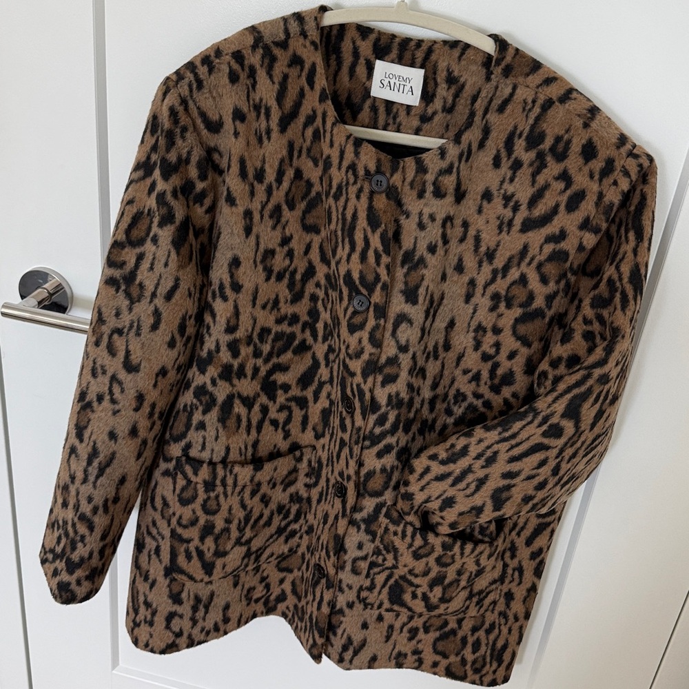 Source Unknown Leopard Print Jacket - image 5